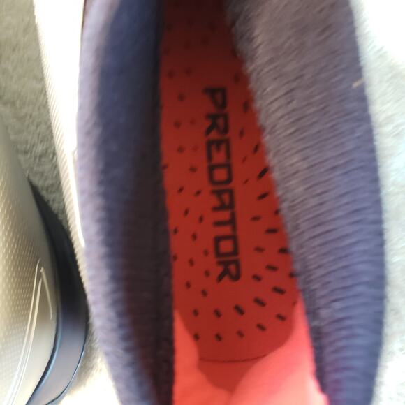 Adidas Predator League LL TF Mens 12 Silver Soccer Cleats Sportswear Futuristic - Picture 6 of 8